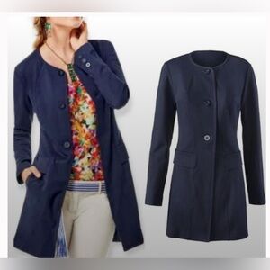 CAbi Dark Blue Women's Blazer